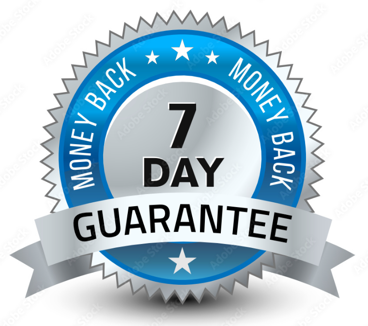7 day money back guarantee