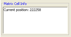 Matrix Cell Info